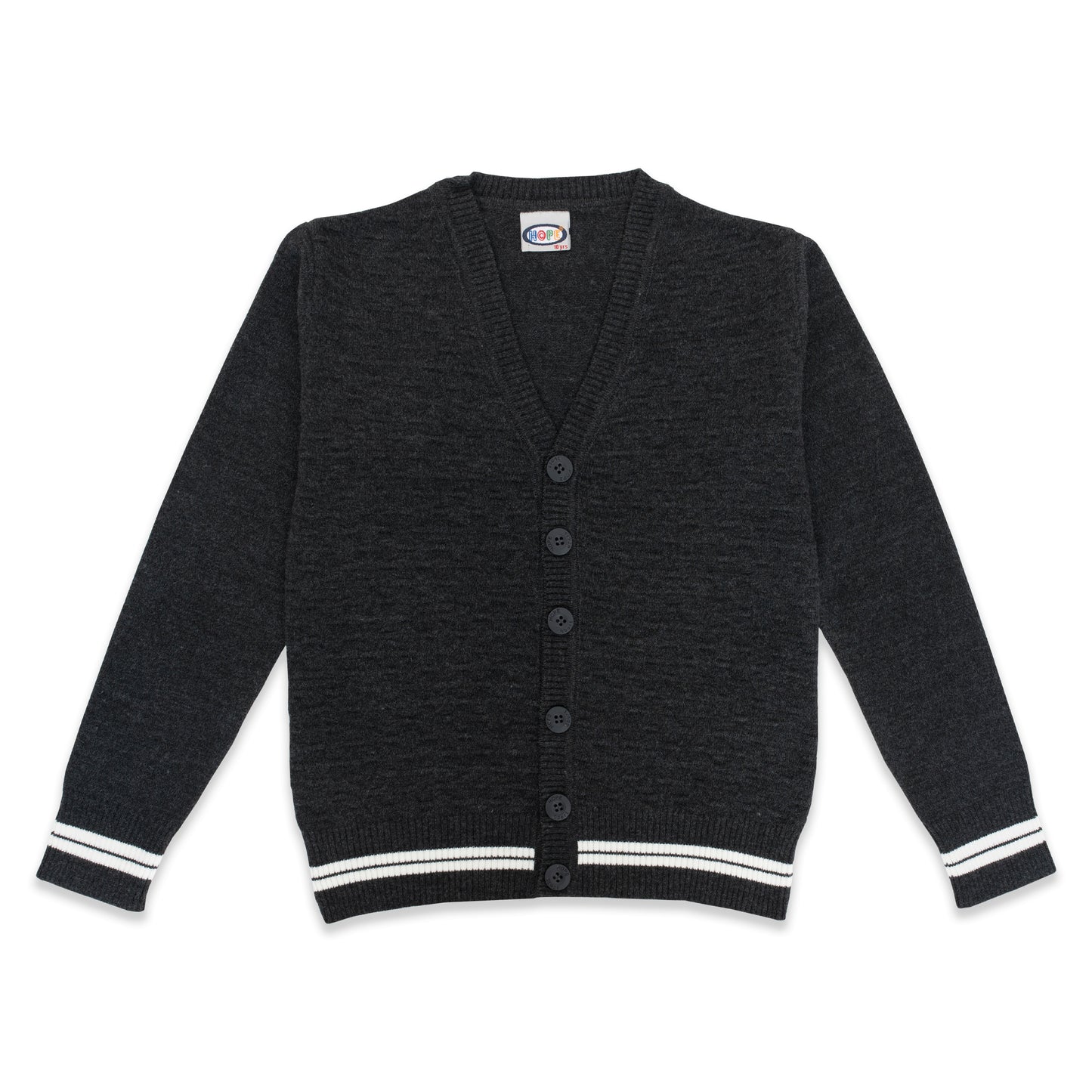 Embossed Buttoned Knit Cardigan - HopeKids