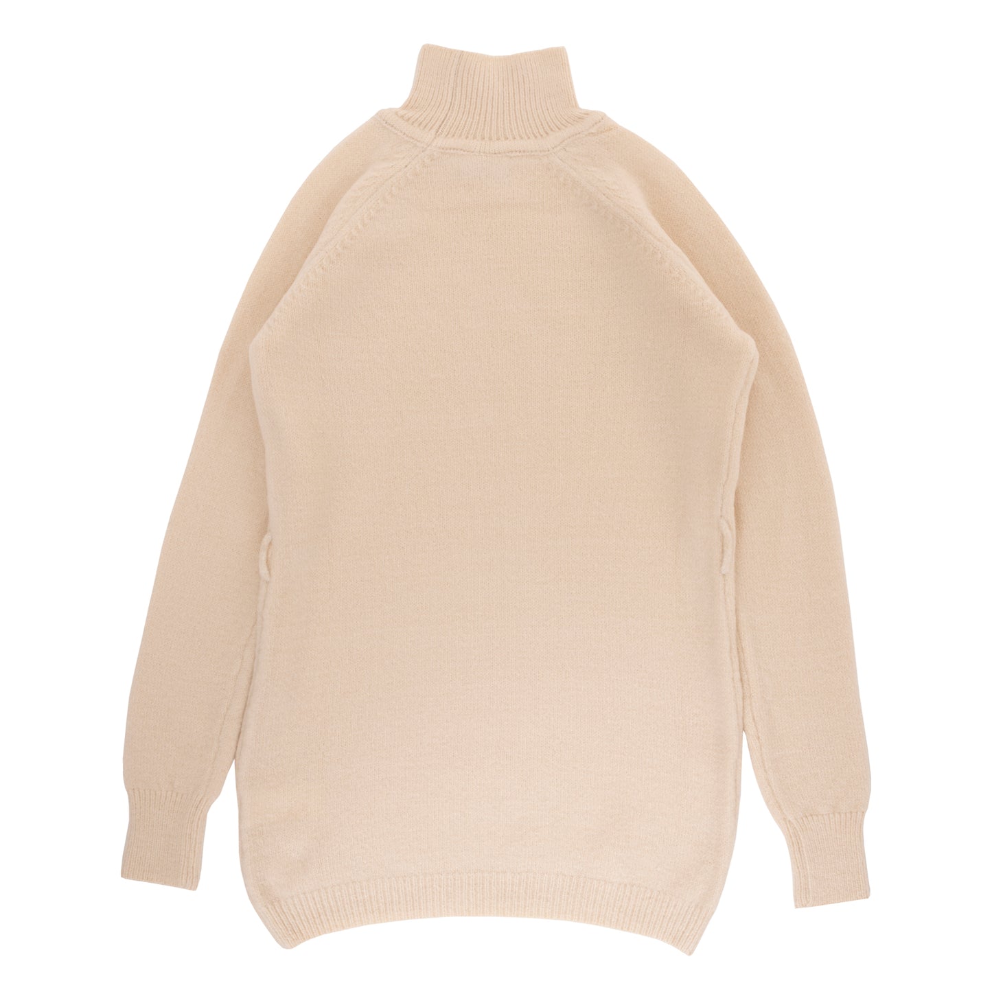 Button Detailed Half Turtleneck Sweater