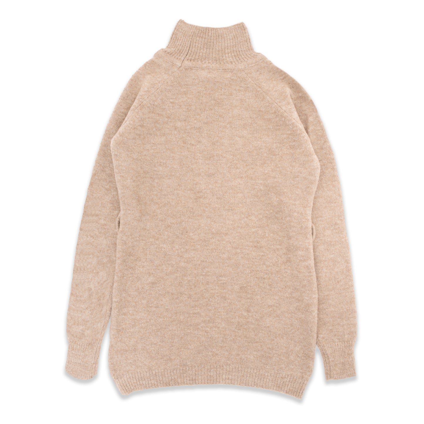 Button Detailed Half Turtleneck Sweater