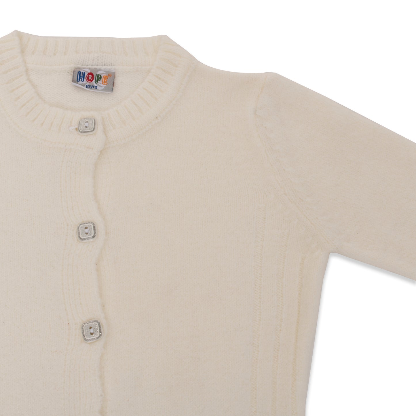 Copy of Silvery Button Knit Cardigan - HopeKids